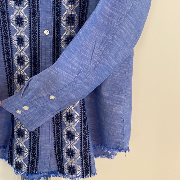 Gap Fitted Boyfriend Shirt - EUC - Picture 6 of 9